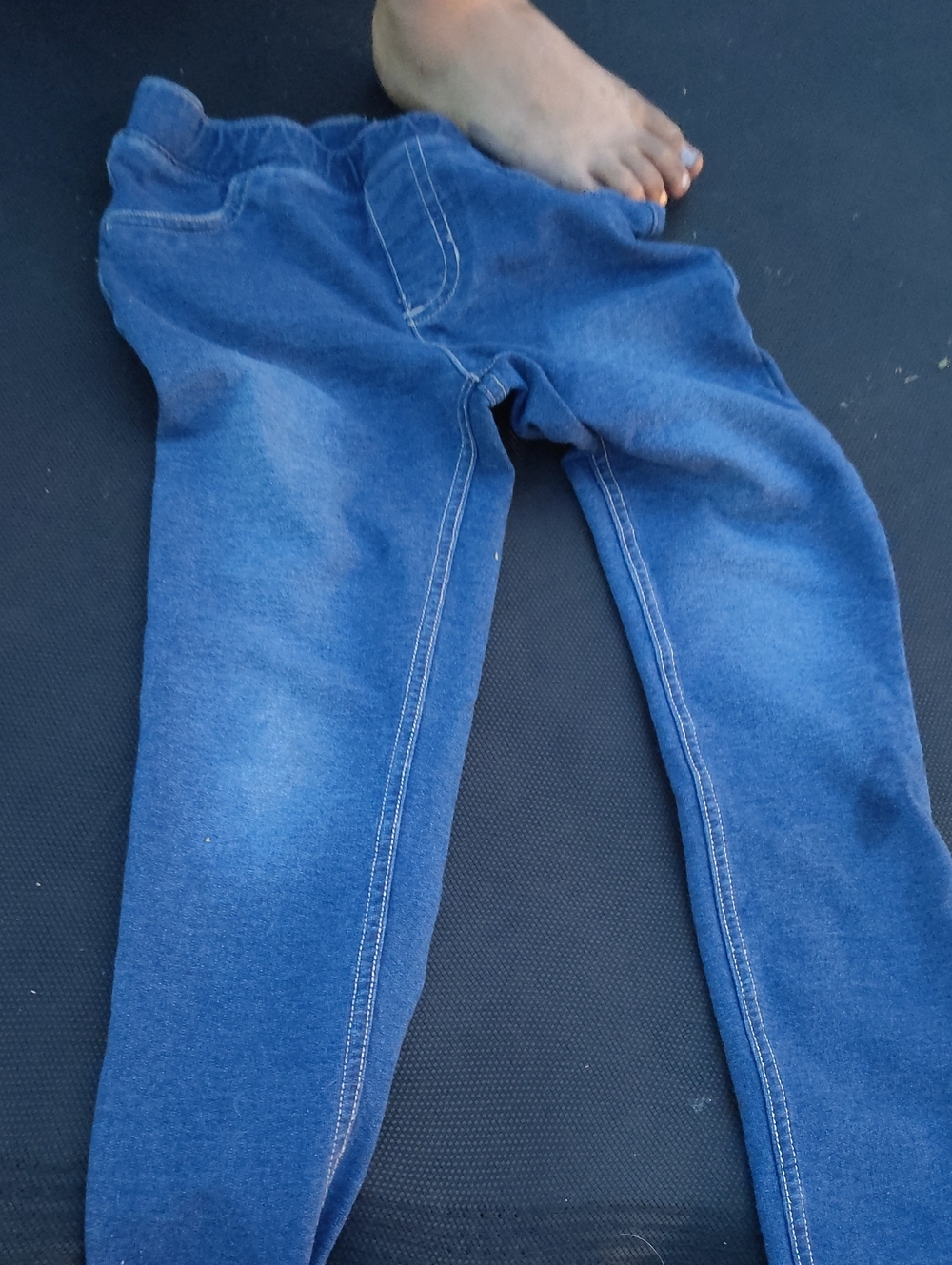 jumping beans Blue Denim-Look Stretch Jeans for Kids Size 6x
